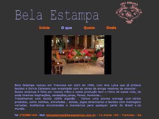 Thumbnail do site Bela Estampa
