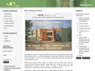 Thumbnail do site CEOF - Centro Especializado em Oftalmologia