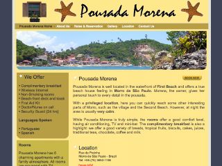 Thumbnail do site Pousada Morena