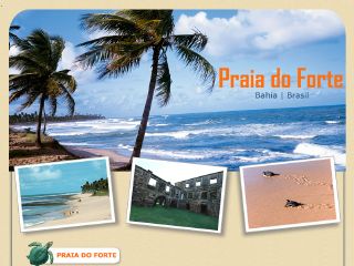 Thumbnail do site Praia do Forte .ws
