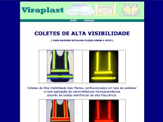 Thumbnail do site Viraplast - Coletes Refletivos de Alta Visibilidade