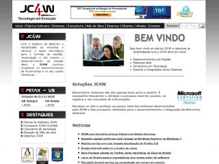 Thumbnail do site JC4W - Tecnologia em Evolução