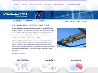 Thumbnail do site Mollyn Equipamentos - Pontes rolantes e talhas