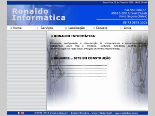 Thumbnail do site Ronaldo Informtica