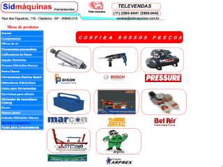 Thumbnail do site Sidmáquinas Ferramentas
