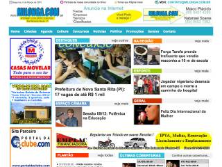 Thumbnail do site Milonga.com.br - o Portal de So Raimundo Nonato