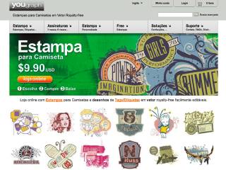 Thumbnail do site YouGraph - Estampas para Camisetas