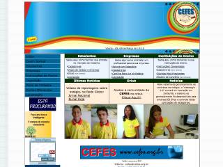 Thumbnail do site CEFES - Centro de Encaminhamento e Formao do Estudante 