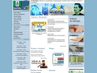 Thumbnail do site Prefeitura Municipal de Muritiba