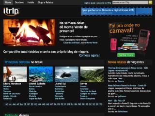 Thumbnail do site iTrip - Guia de Viagem