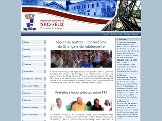 Thumbnail do site Prefeitura Municipal de So Flix
