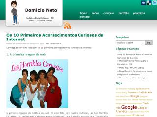 Thumbnail do site Domicio Neto - Marketing Digital