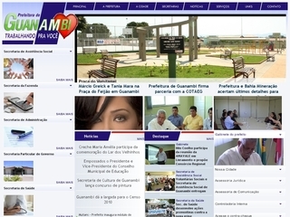 Thumbnail do site Prefeitura Municipal de Guanambi