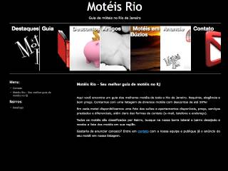 Thumbnail do site Motéis Rio