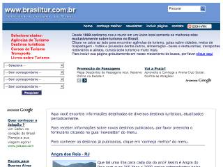 Thumbnail do site Brasiltur - tudo sobre turismo no Brasil