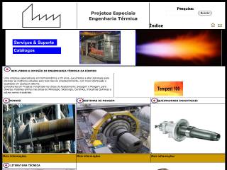 Thumbnail do site Confor - Projetos Especiais, Engenharia Trmica