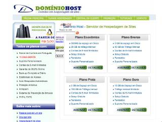 Thumbnail do site Domnio Host