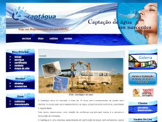 Thumbnail do site Captgua  - Poo Artesiano e Fossa Sptica