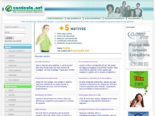 Thumbnail do site eCurrículo.net