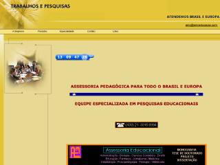 Thumbnail do site AM&C Educação - Trabalhos e Pesquisas