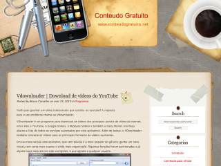 Thumbnail do site Contedo Gratuito