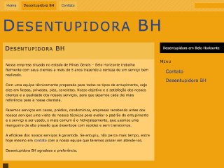 Thumbnail do site Desentupidora BH