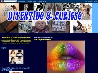 Thumbnail do site Divertido & Curioso