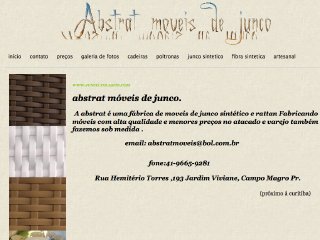 Thumbnail do site Abstrat - mveis de junco