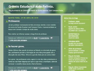 Thumbnail do site Grmio Estudantil Aldo Felinto