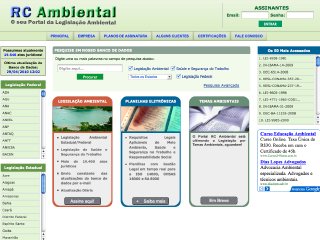 Thumbnail do site Legislao Ambiental Federal e Estadual Atualizada