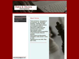 Thumbnail do site Pieta & Oliveira Advogados