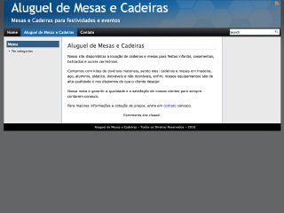 Thumbnail do site Aluguel de Mesas e Cadeiras