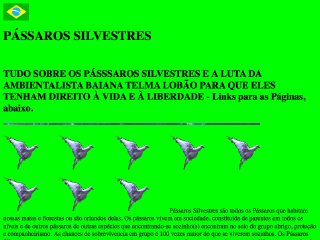 Thumbnail do site Pssaros Silvestres