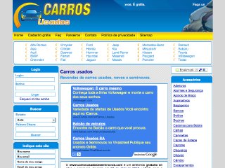 Thumbnail do site Carros usados, seminovos e novos