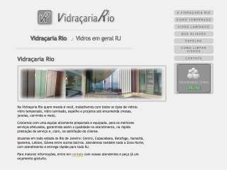 Thumbnail do site Vidraaria Rio