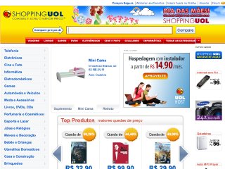 Thumbnail do site Shopping Uol