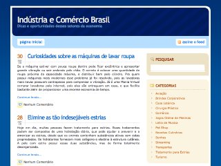 Thumbnail do site Indstria e Comrcio Brasil
