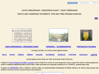 Thumbnail do site Canto Gregoriano