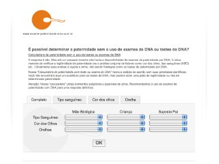 Thumbnail do site DNA - Exame de Paternidade
