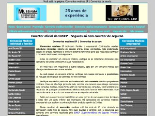 Thumbnail do site Mussama Corretora de Seguros