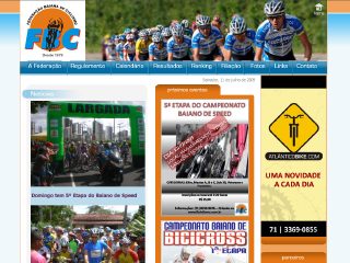 Thumbnail do site F.B.C. - Federao Baiana de Ciclismo