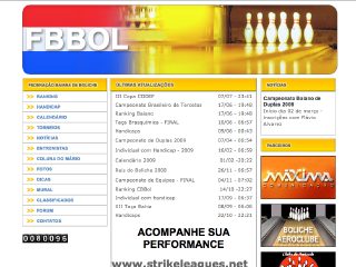 Thumbnail do site FBBol - Federação Baiana de Boliche