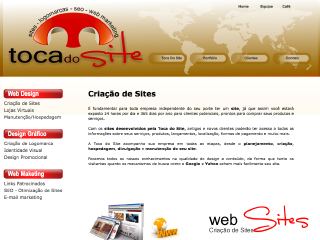 Thumbnail do site Toca do Site - Criao de Sites