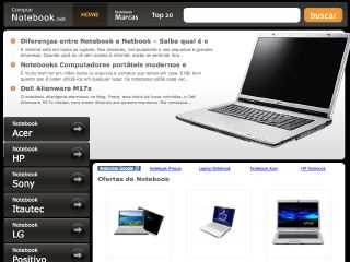 Thumbnail do site Comprar Notebook .net