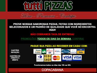 Thumbnail do site Tutti Pizzas 