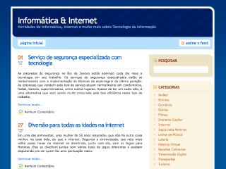 Thumbnail do site Blog Informtica e Internet
