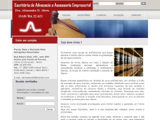 Thumbnail do site Flores, Maia e Machado Neto Advogados Associados