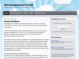 Thumbnail do site Hermenutica Crist