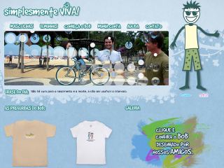 Thumbnail do site Simplesmente Viva - Camisetas de Bem com a Vida !