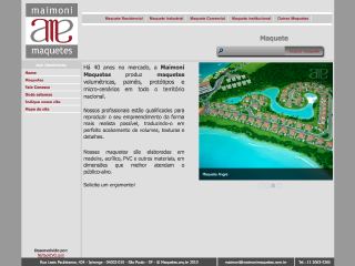 Thumbnail do site Maimoni Maquetes